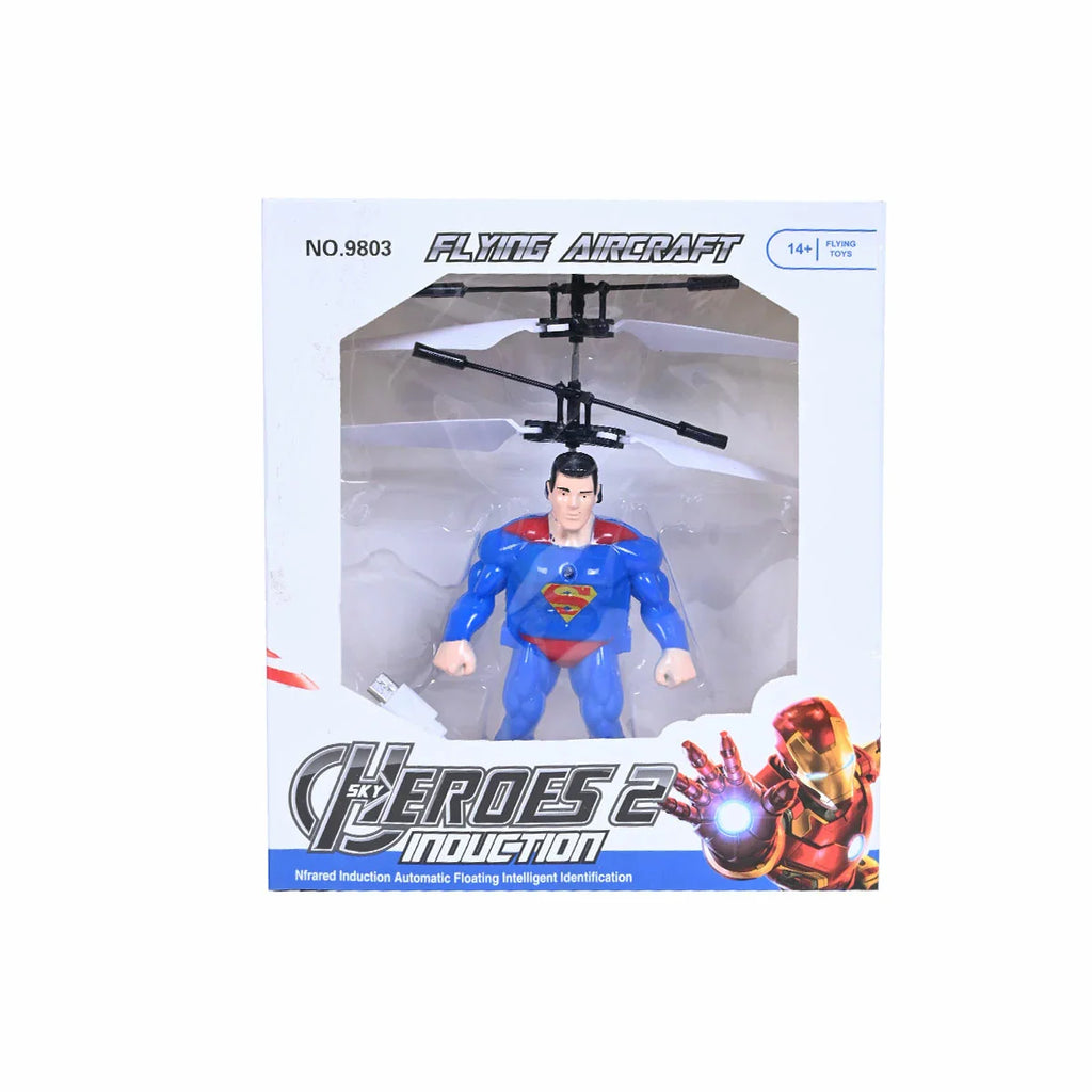 Picture of Flying Superman Helicopter Toy With Gesture Control - by Raja Sahib Kids