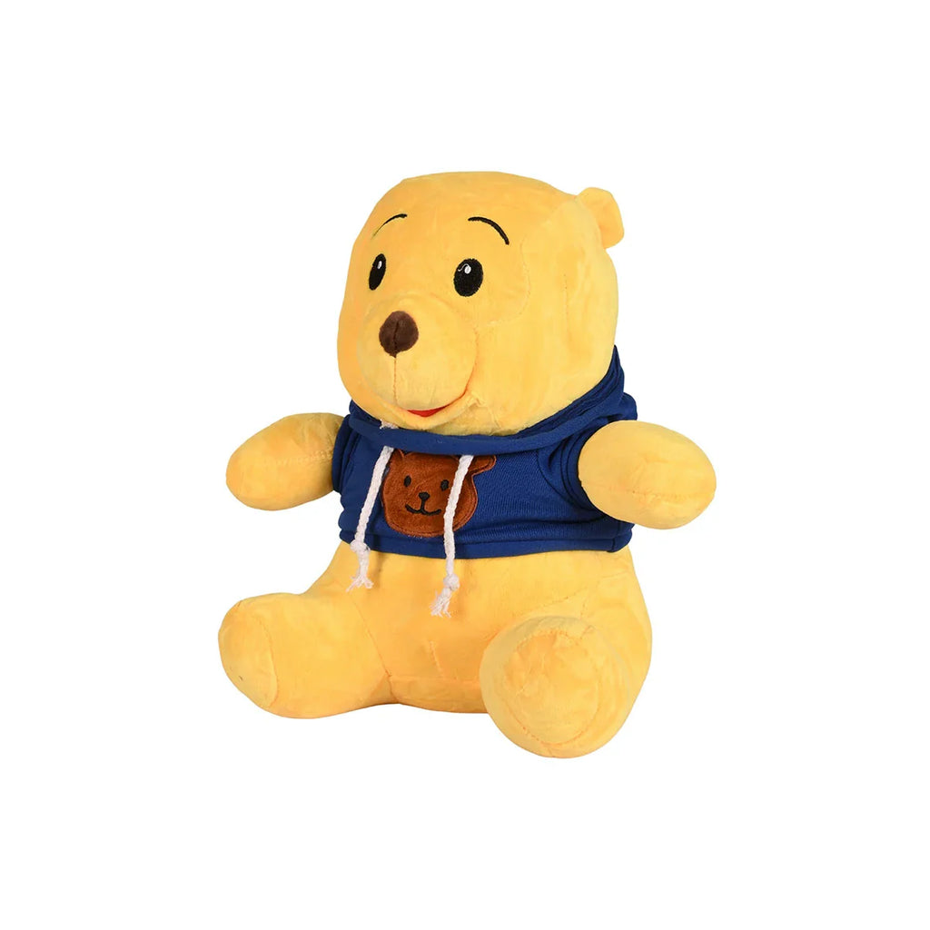 Picture of Classic Pooh Bear Plush in Hooded Vest - by Raja Sahib Kids