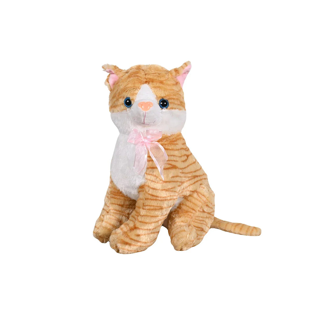 Picture of Cute Cat Stuffed Animal Plush Toys Golden - by Raja Sahib Kids