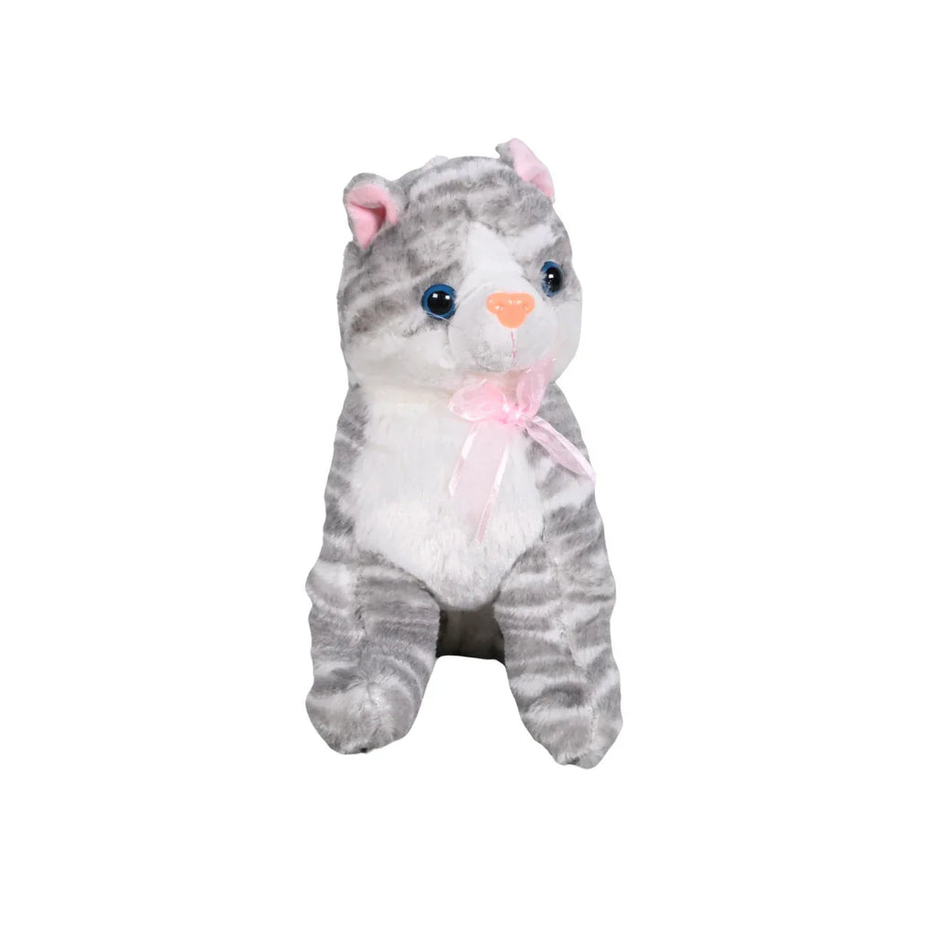 Picture of Cute Cat Stuffed Animal Plush Toys Grey - by Raja Sahib Kids