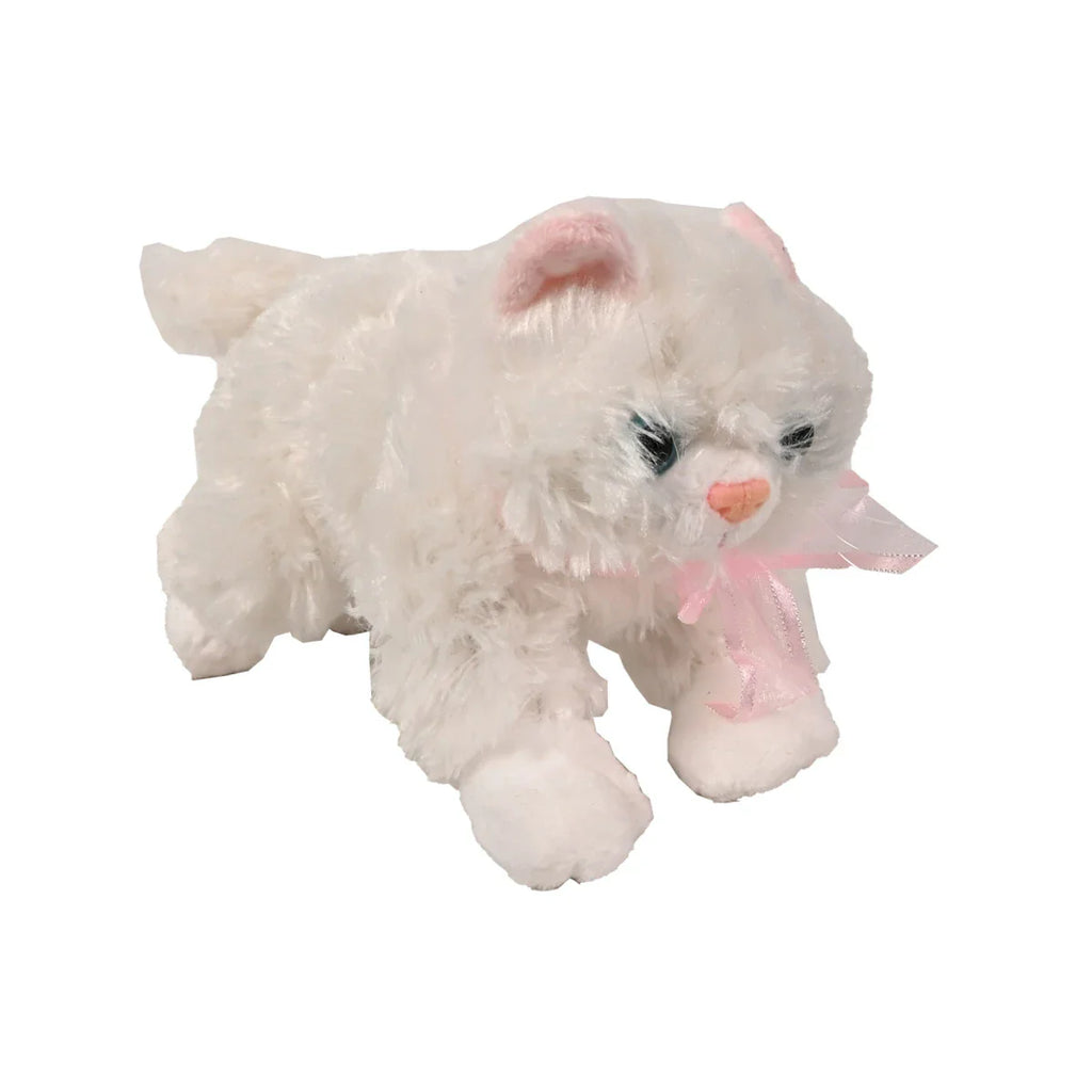 Picture of Cute Cat Soft Stuff Toy White - by Raja Sahib Kids