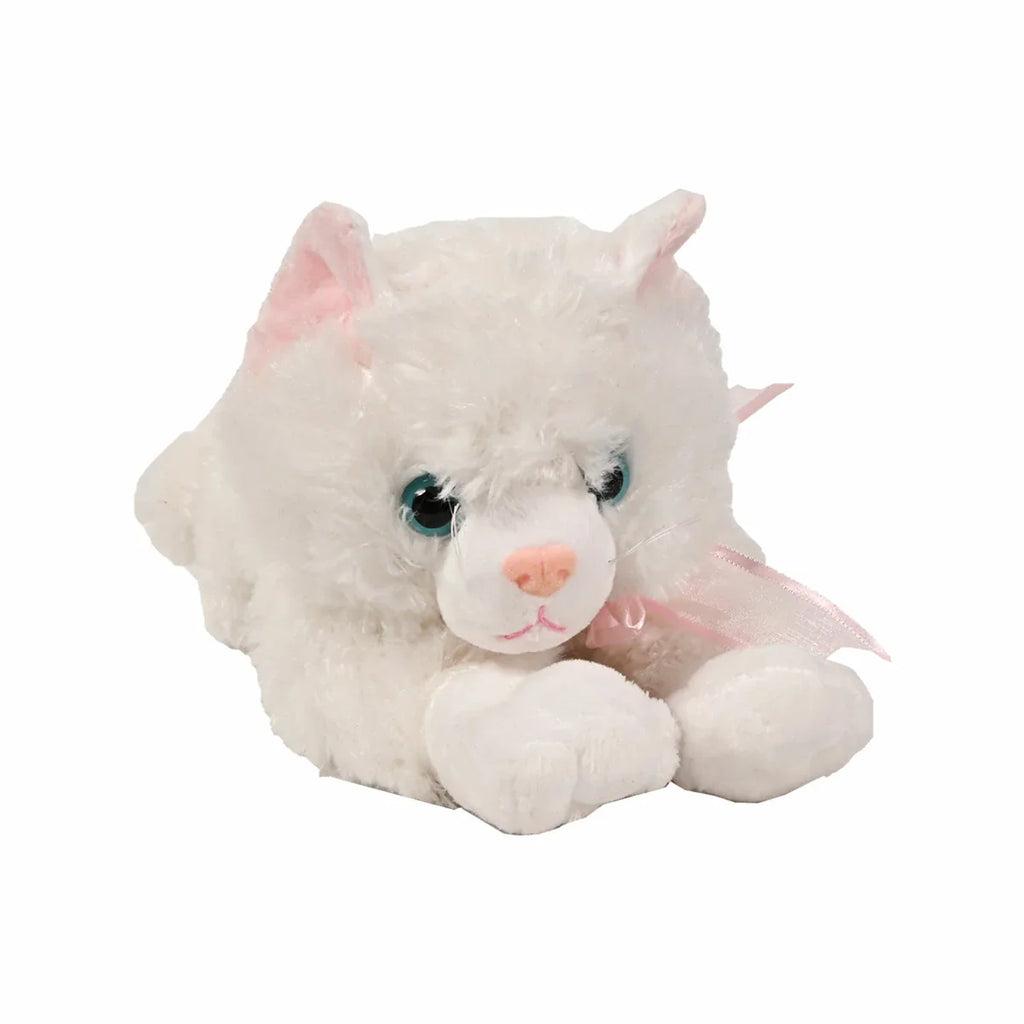 Picture of Cute Cat Soft Stuff Toy White - by Raja Sahib Kids