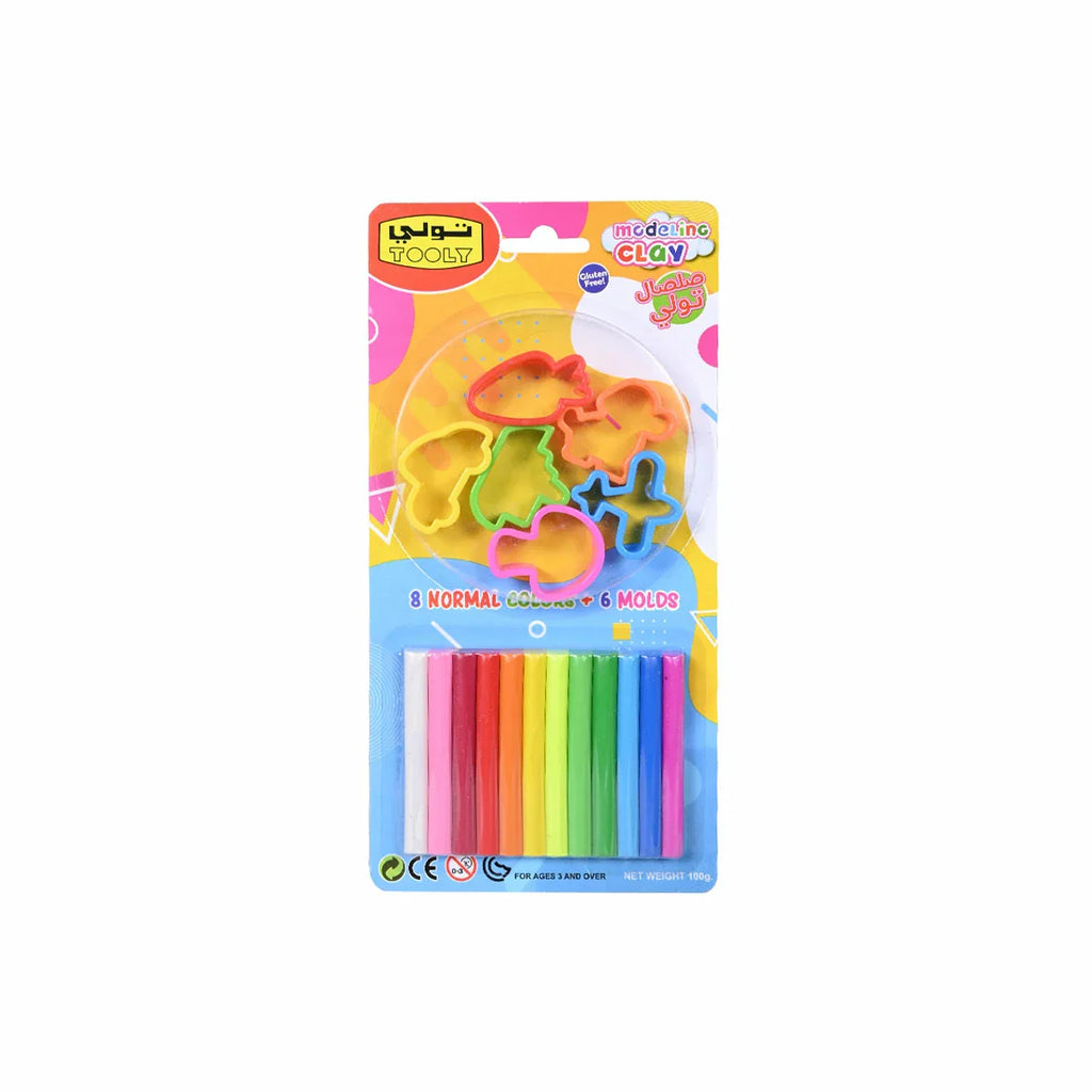 Picture of Tooly Non Toxic Modeling Clay 100G - by Raja Sahib Kids