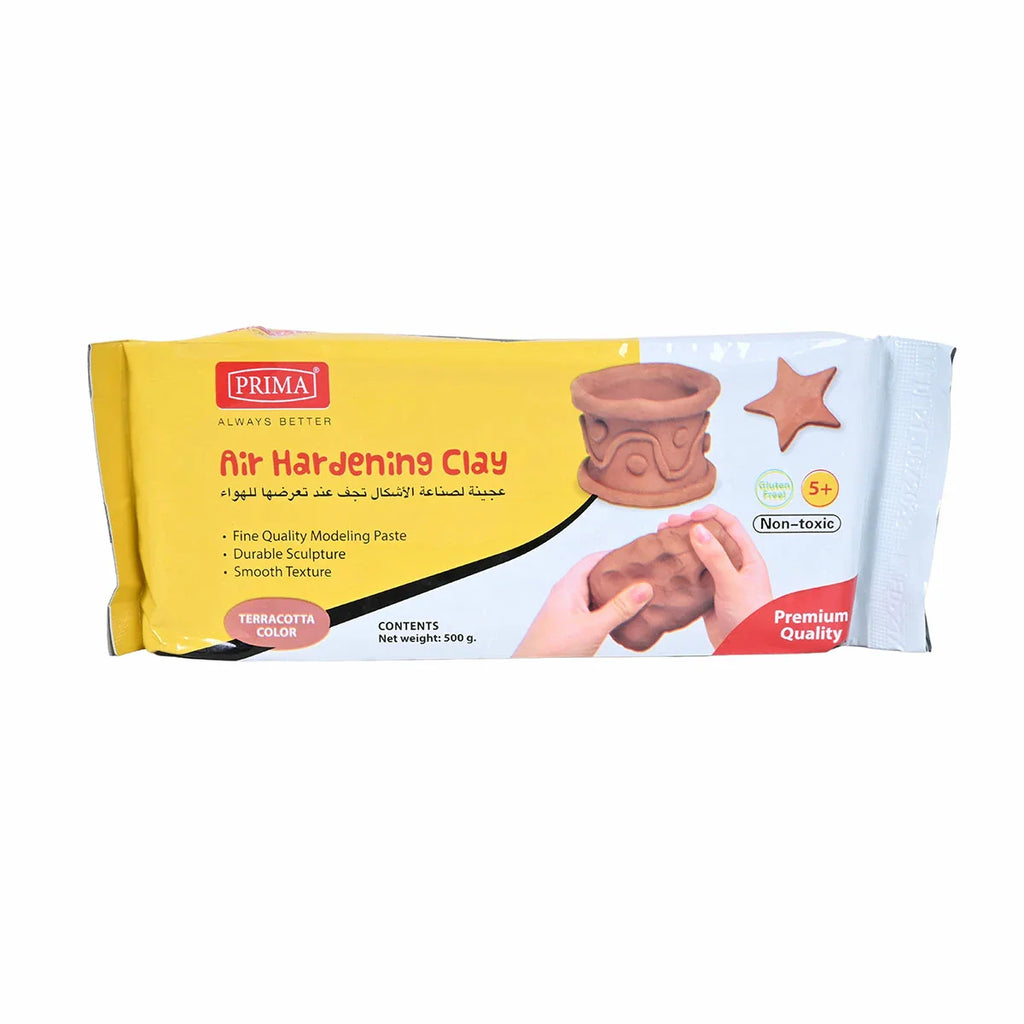 Picture of Prima Air Hardening Clay 500G - Terracotta - by Raja Sahib Kids