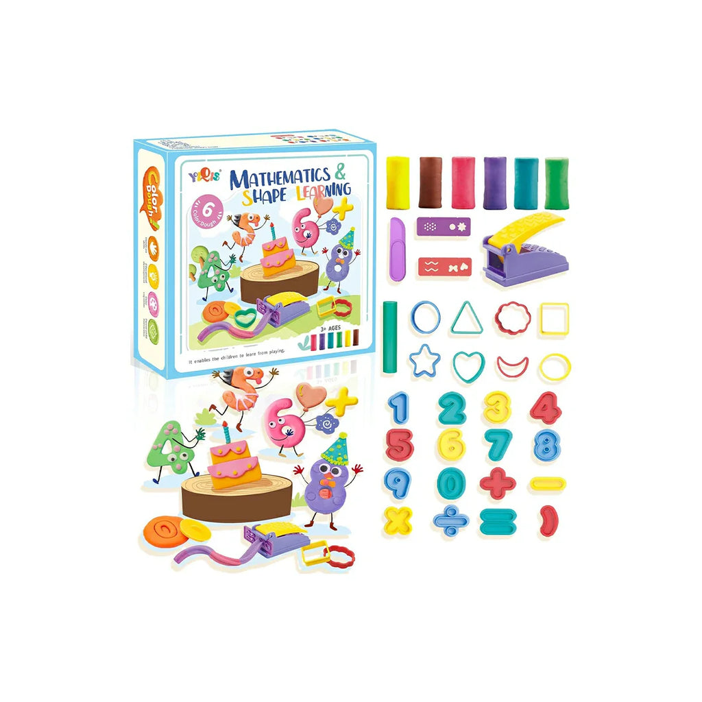 Picture of Mathematic & Shape Learning Dough Play Set - by Raja Sahib Kids