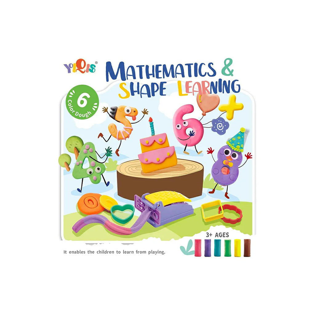 Picture of Mathematic & Shape Learning Dough Play Set - by Raja Sahib Kids