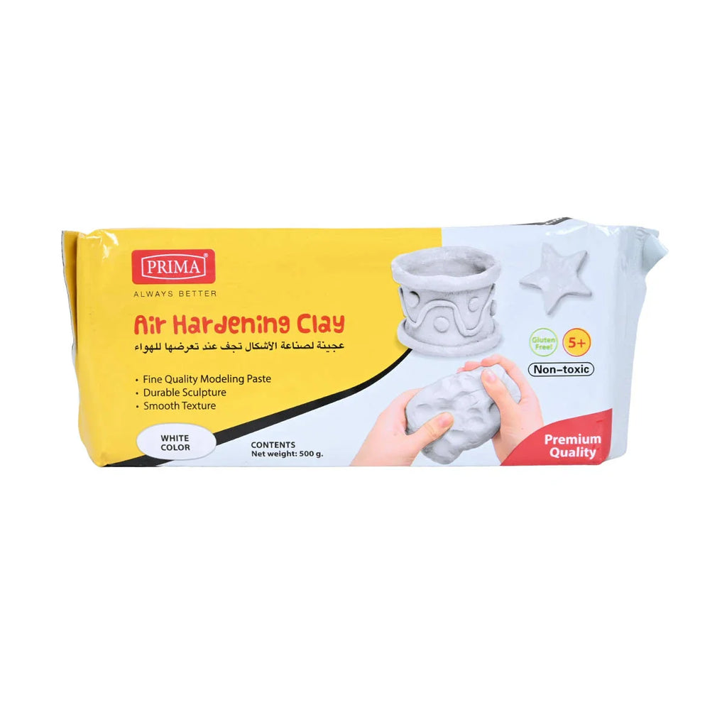 Picture of Prima Air Hardening Clay 500G - White - by Raja Sahib Kids