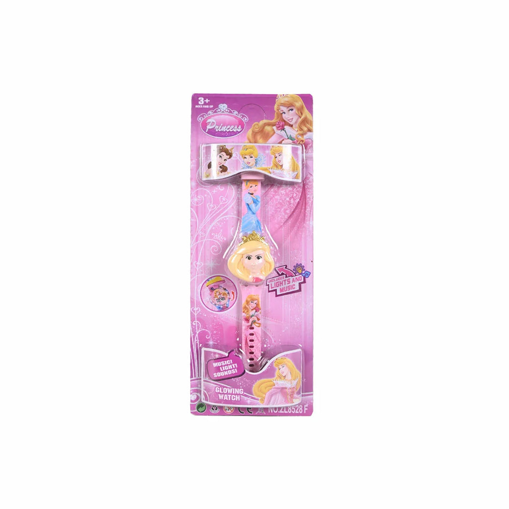 Picture of Musical Princess Theme Automatic Watch With Light - by Raja Sahib Kids