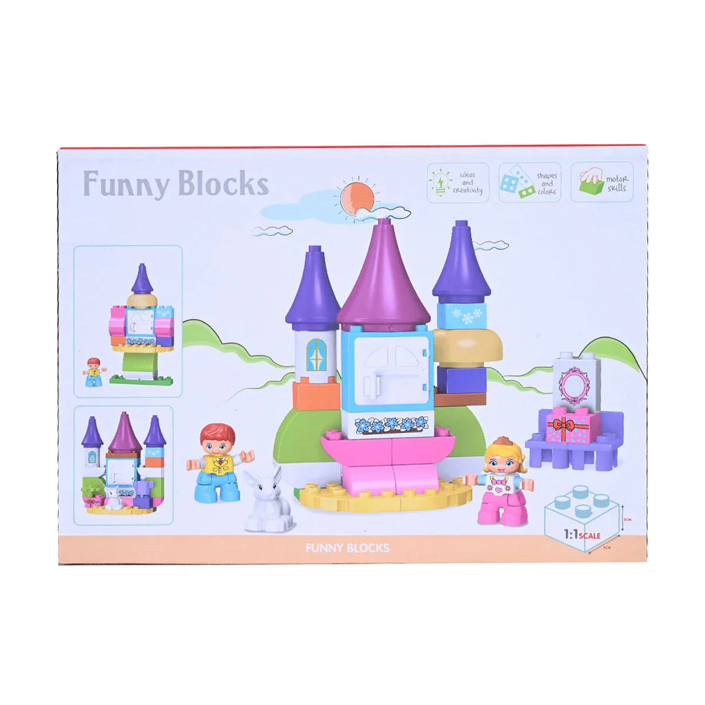 Picture of Funny Blocks Princess Castle 35 Pcs - by Raja Sahib Kids