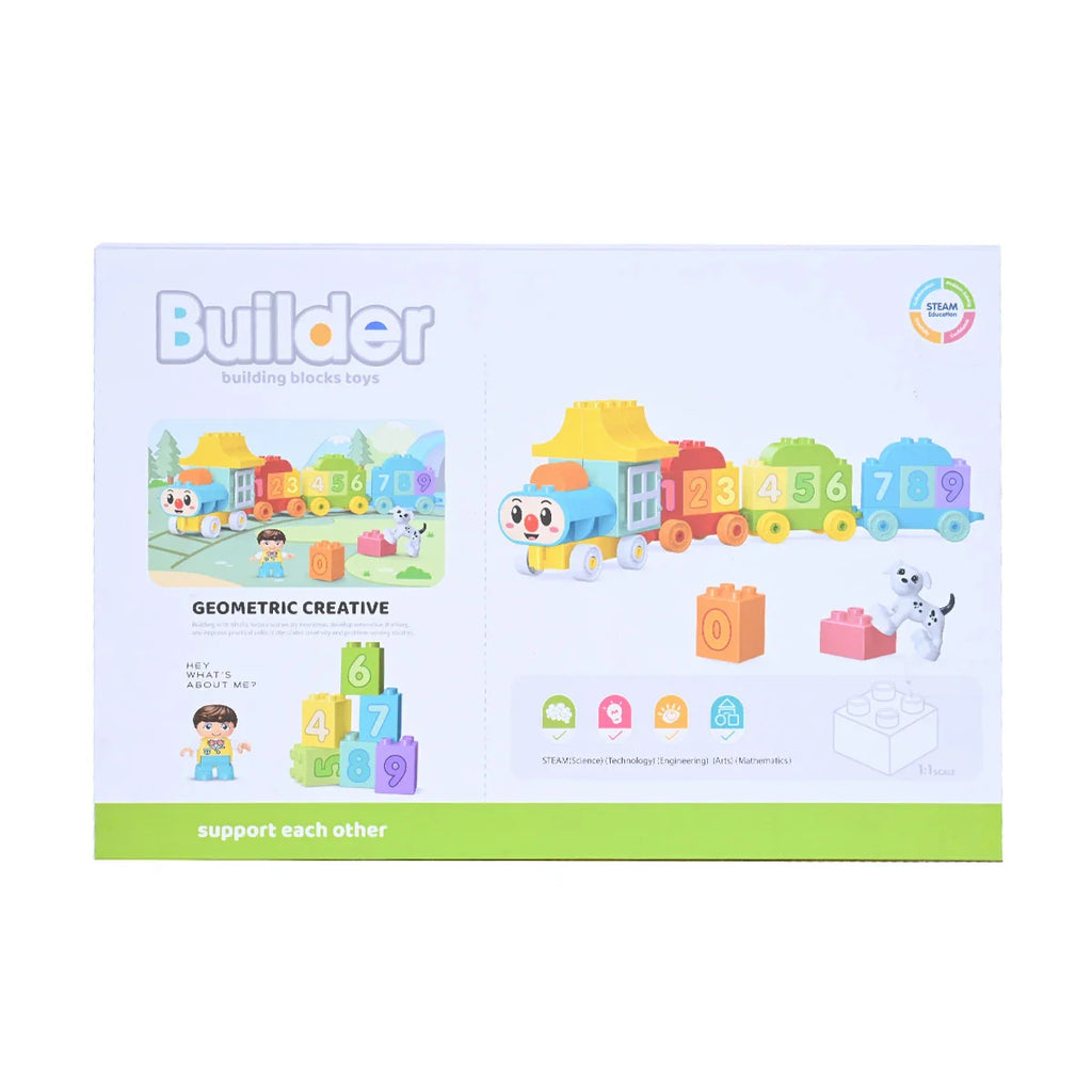 Picture of Builder Building Blocks Set 50 Pcs - by Raja Sahib Kids