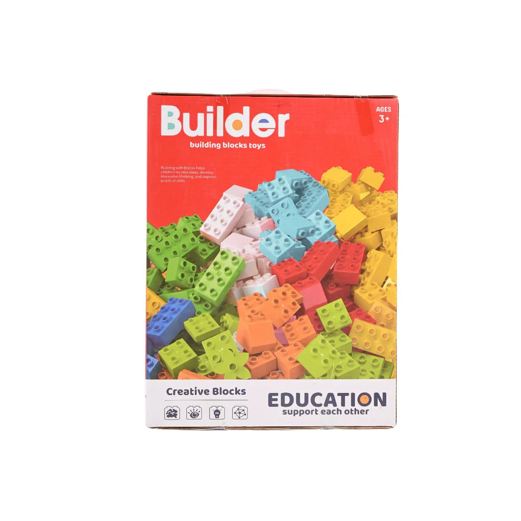 Picture of Builder Creative Blocks Set | 200 Pcs Large Colorful Building Bricks | Educational STEM Toy for Toddlers - by Raja Sahib Kids