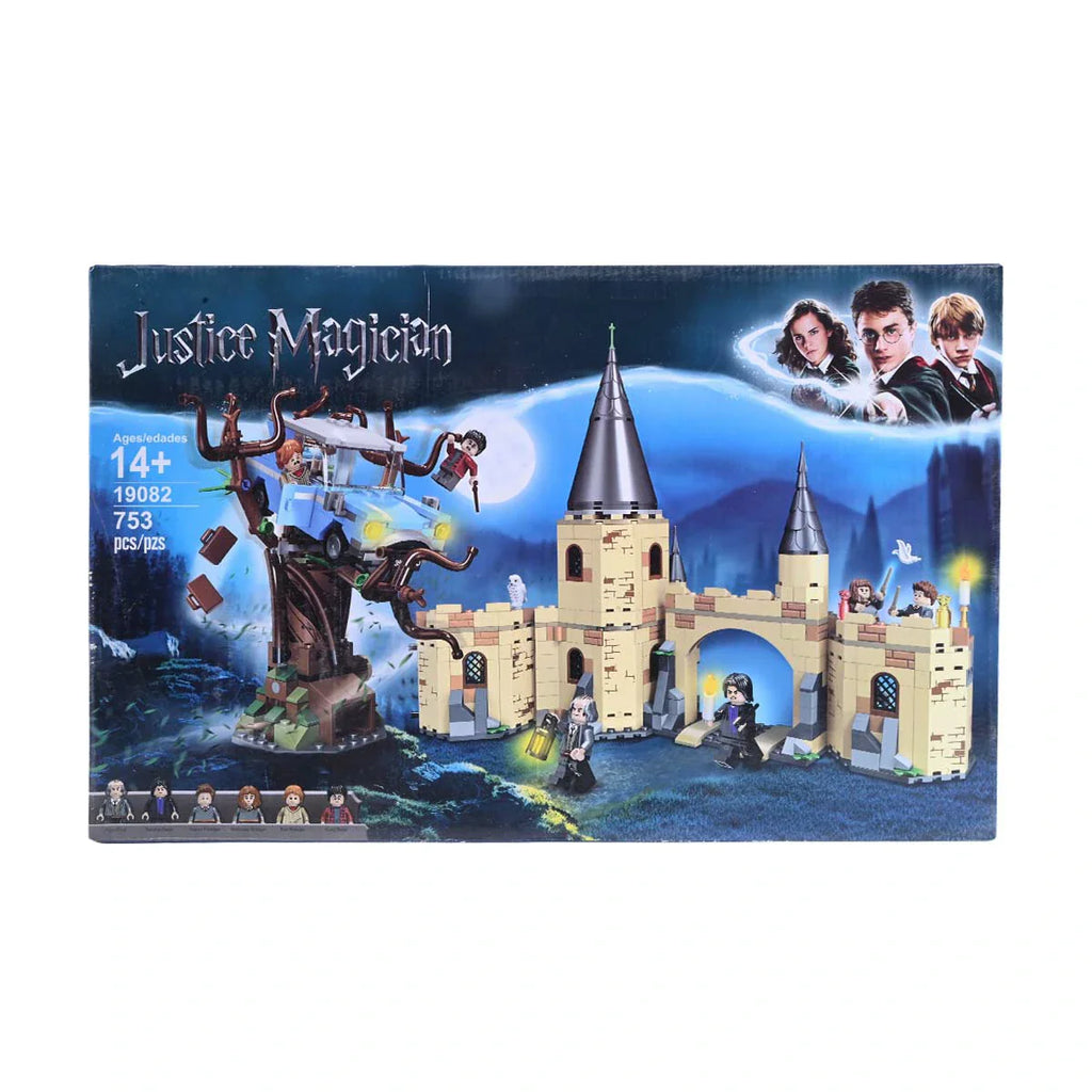 Picture of Justice Magician Wizarding Castle Encounter & Whomping Tree Building Set 753 Pieces - by Raja Sahib Kids