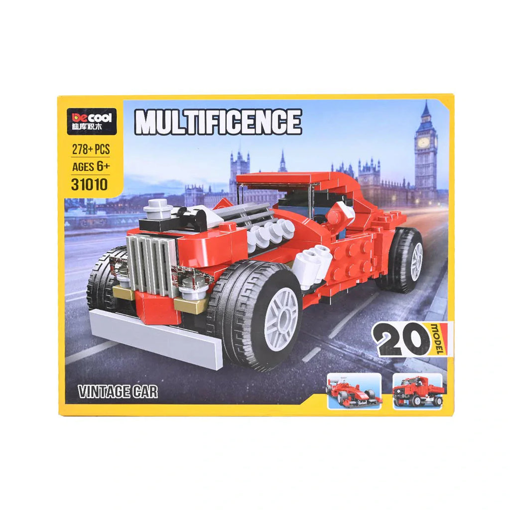 Picture of Multifence Vintage Car Building Blocks 278 Pcs - by Raja Sahib Kids