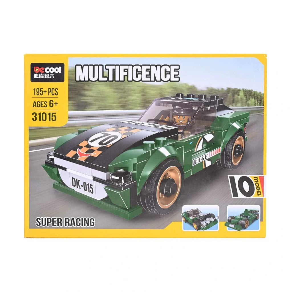 Picture of Multifence Super Racing Building Blocks 195 Pcs - by Raja Sahib Kids