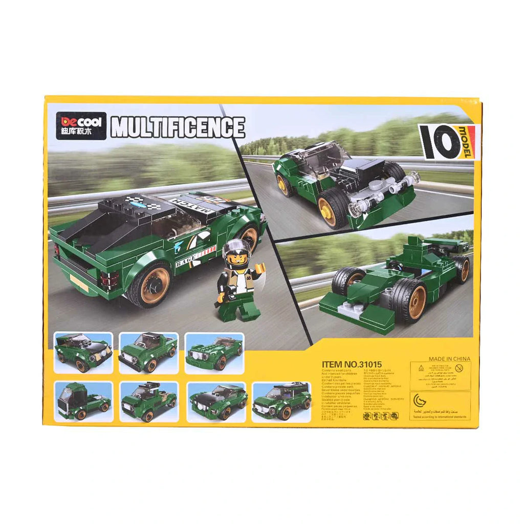 Picture of Multifence Super Racing Building Blocks 195 Pcs - by Raja Sahib Kids