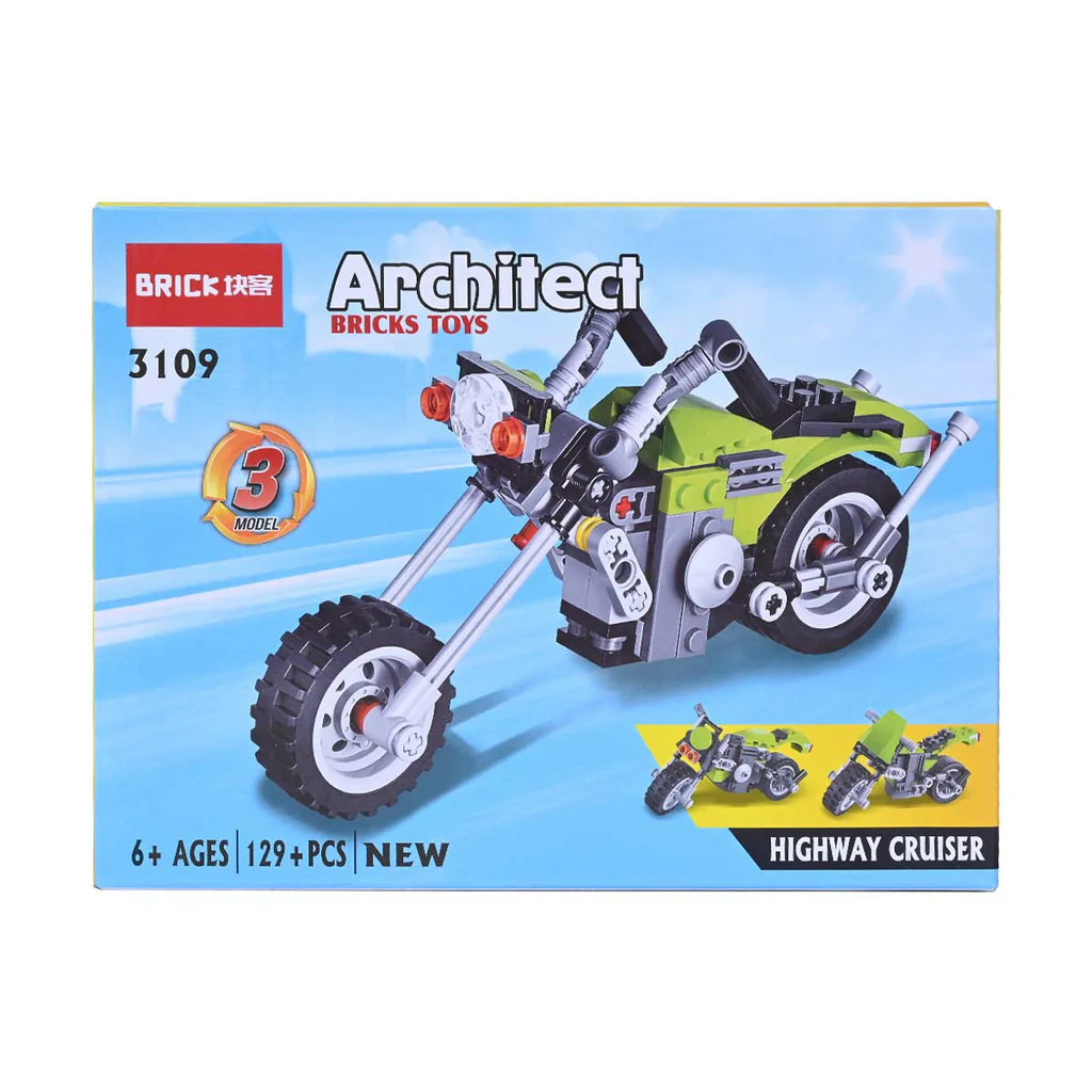 Picture of Architect Highway Cruiser Building Blocks 129 Pcs - by Raja Sahib Kids