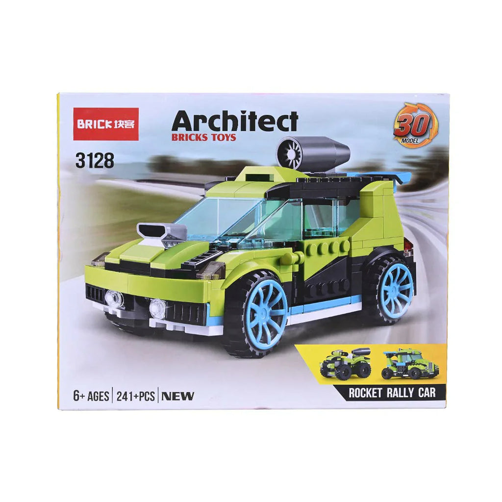 Picture of Architect Rocket Rally Car Building Blocks 241 Pcs - by Raja Sahib Kids