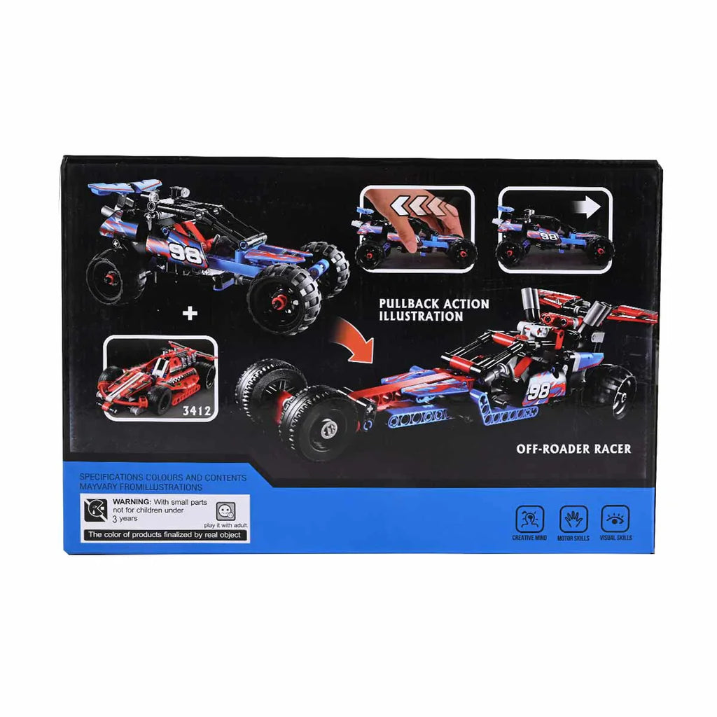 Tech Bricks Off-Road Racer Building Block 160 Pcs – Raja Sahib Kids