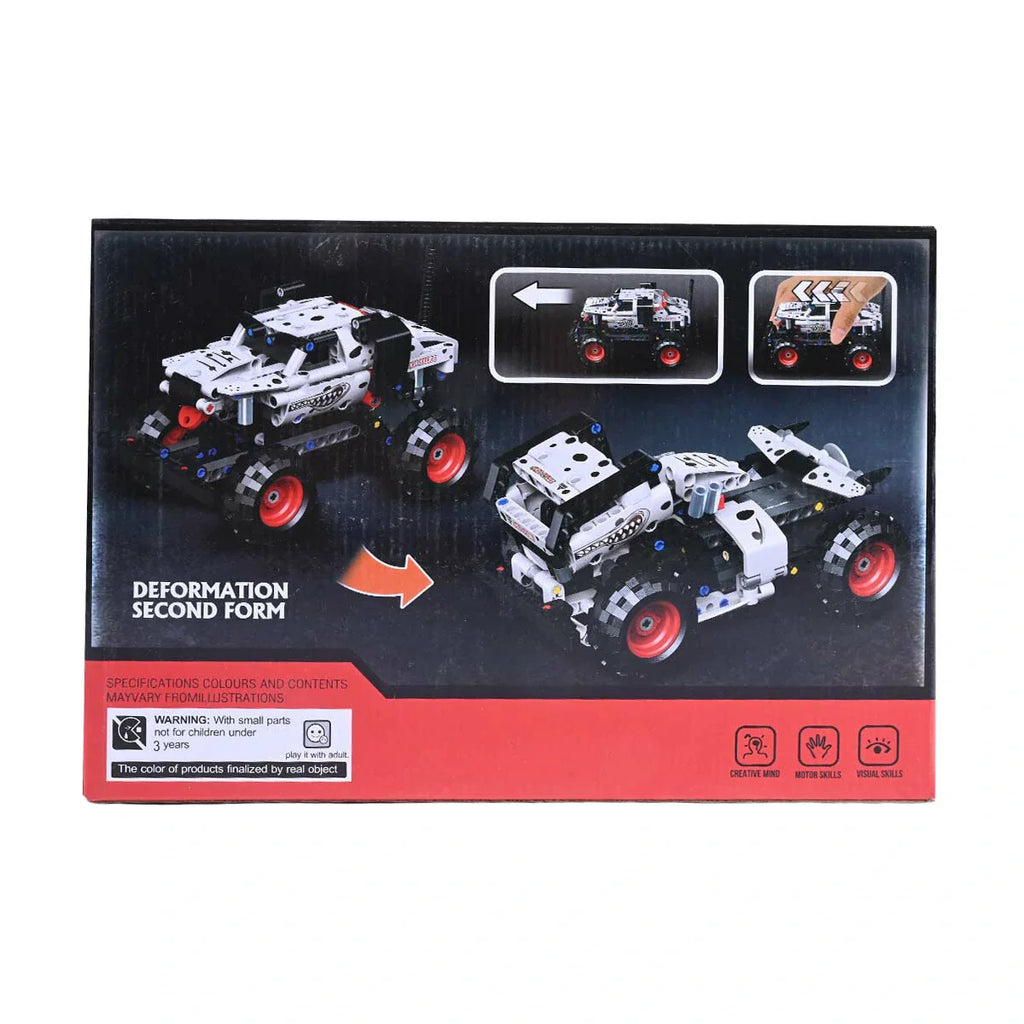 Picture of Tech Bricks 2-in-1 Climb Buggy & Monster Truck Building Set (No. 3428) - by Raja Sahib Kids