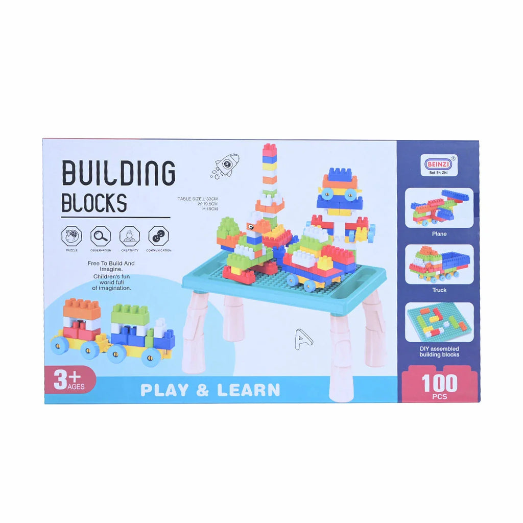 Picture of Play And Learn Building Blocks 100 Pcs - by Raja Sahib Kids