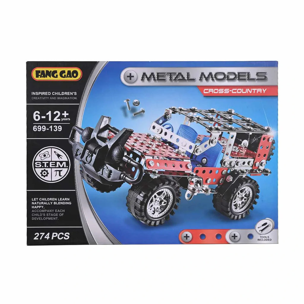 Picture of Fang Gao Cross Country Metal Models 274 Pcs - by Raja Sahib Kids