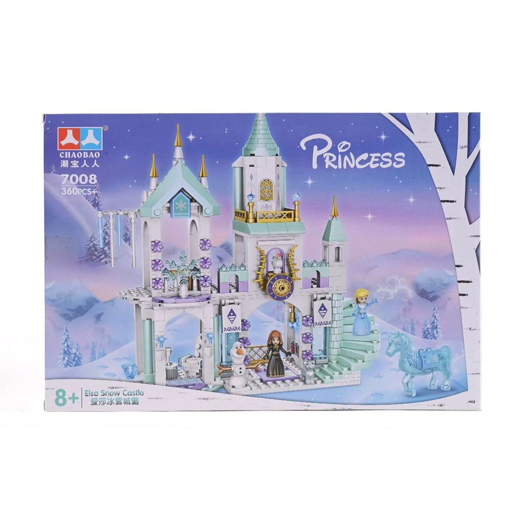ChaoBao Princess Elsa Snow Castle Building Block Set – Raja Sahib Kids