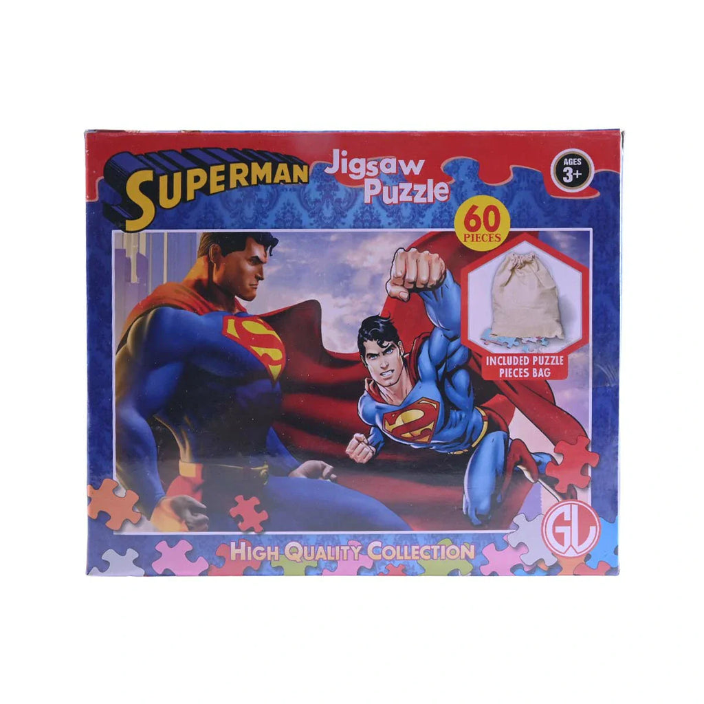 Picture of Superman: High-Quality 60-Piece Action Jigsaw Puzzle - by Raja Sahib Kids