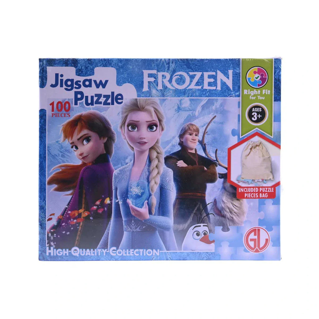 Picture of Disney Frozen II Adventure: High-Quality 100-Piece Jigsaw Puzzle - by Raja Sahib Kids