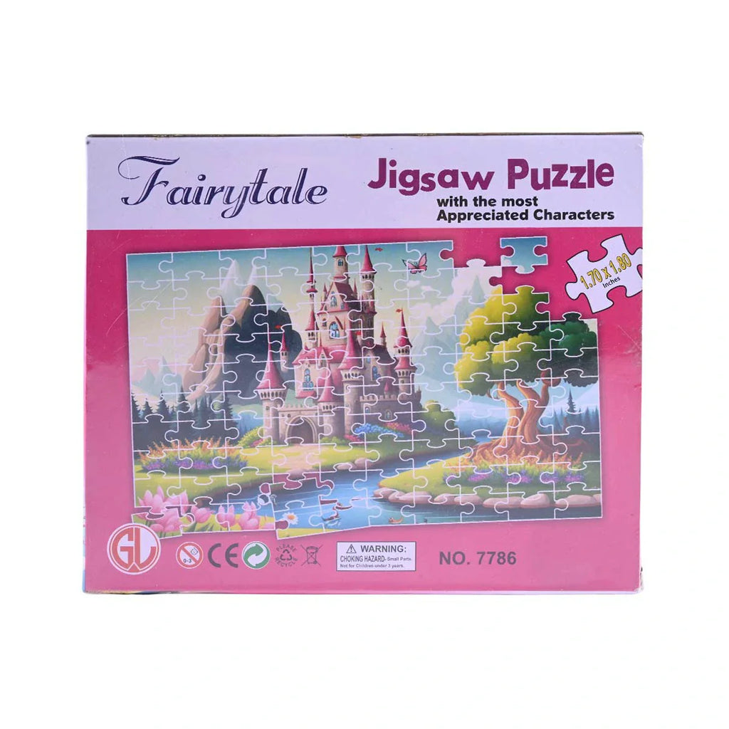 Picture of High-Quality Fairytale Jigsaw Puzzle - 100 Pieces with Princess Castle - by Raja Sahib Kids