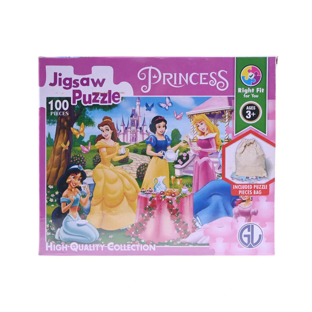 Picture of Royal Princess Tea Party: High-Quality 100-Piece Jigsaw Puzzle Collection - by Raja Sahib Kids