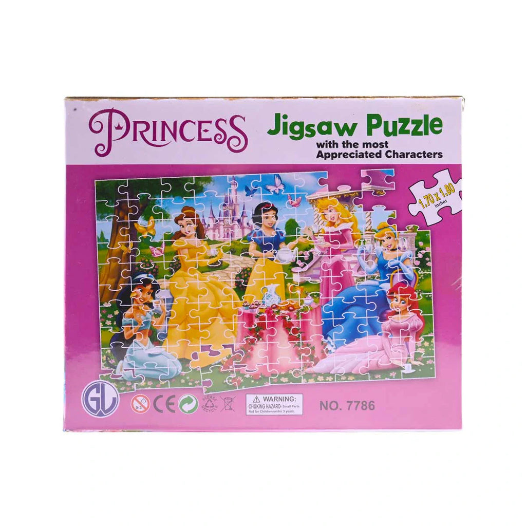 Picture of Royal Princess Tea Party: High-Quality 100-Piece Jigsaw Puzzle Collection - by Raja Sahib Kids