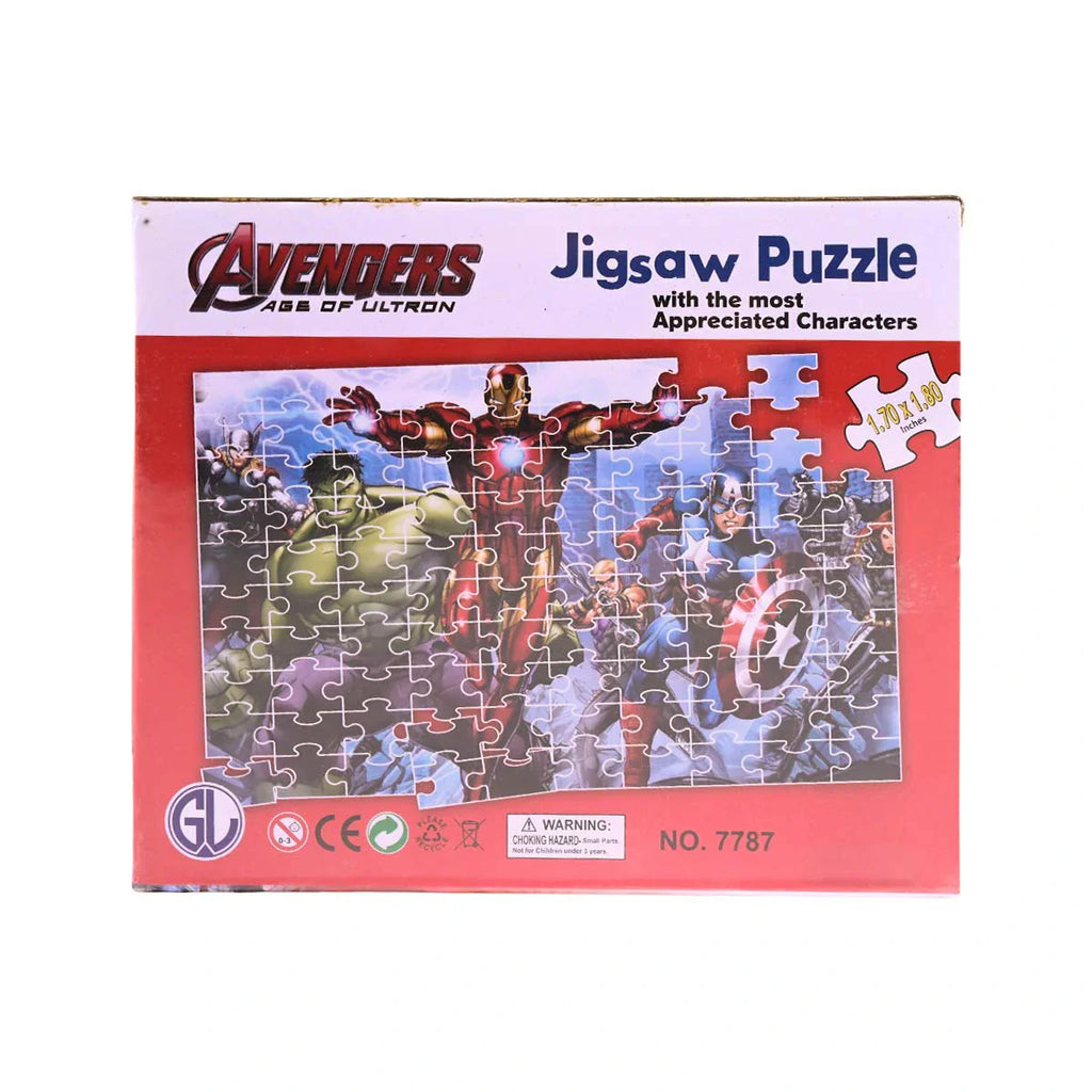 Picture of The Avengers: High-Quality 100-Piece Jigsaw Puzzle (Age of Ultron Collection) - by Raja Sahib Kids