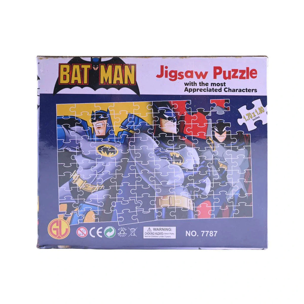 Picture of Batman: High-Quality 100-Piece Animated Jigsaw Puzzle - by Raja Sahib Kids