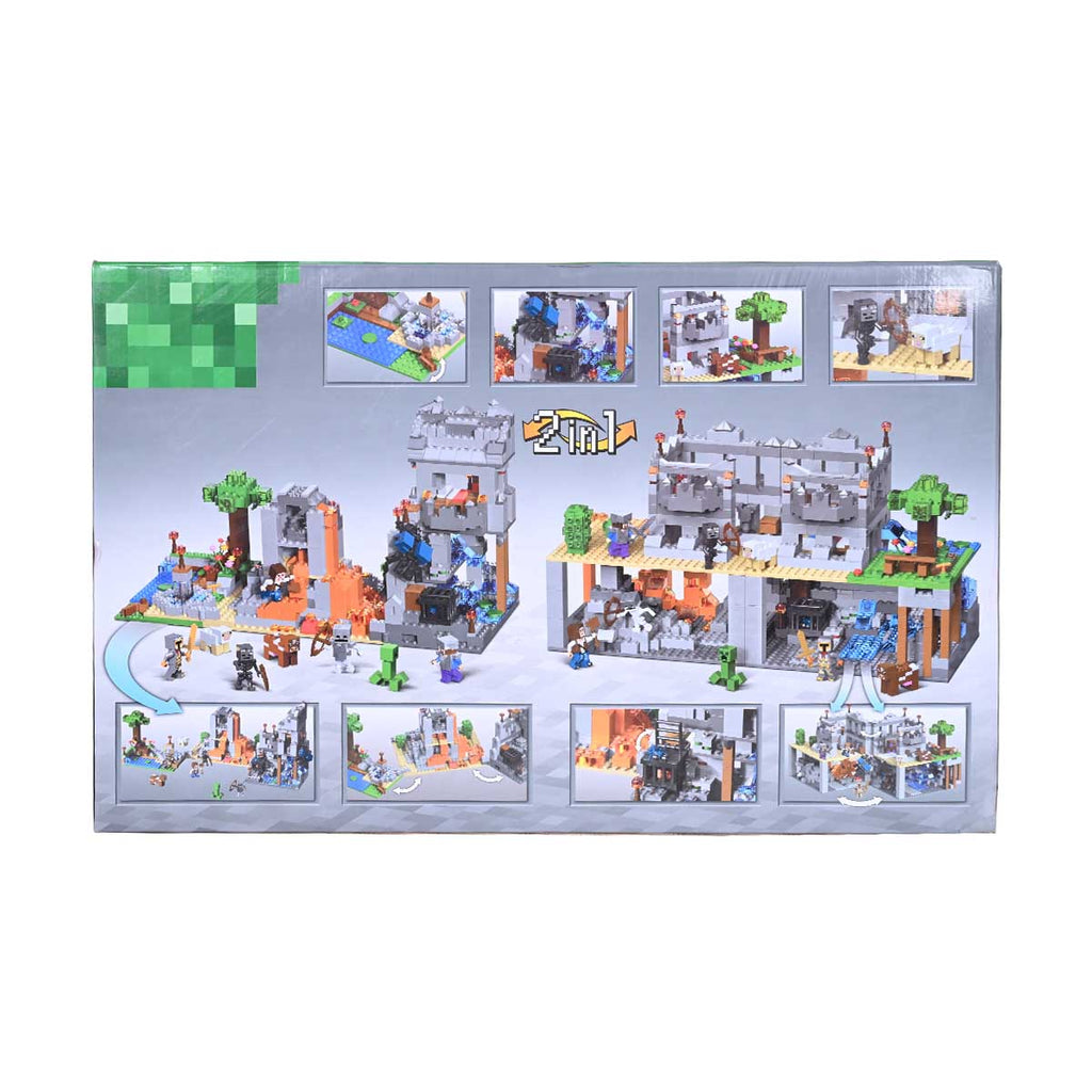 Picture of Brick 2-In-1 My World Blocks 818 Pcs - by Raja Sahib Kids