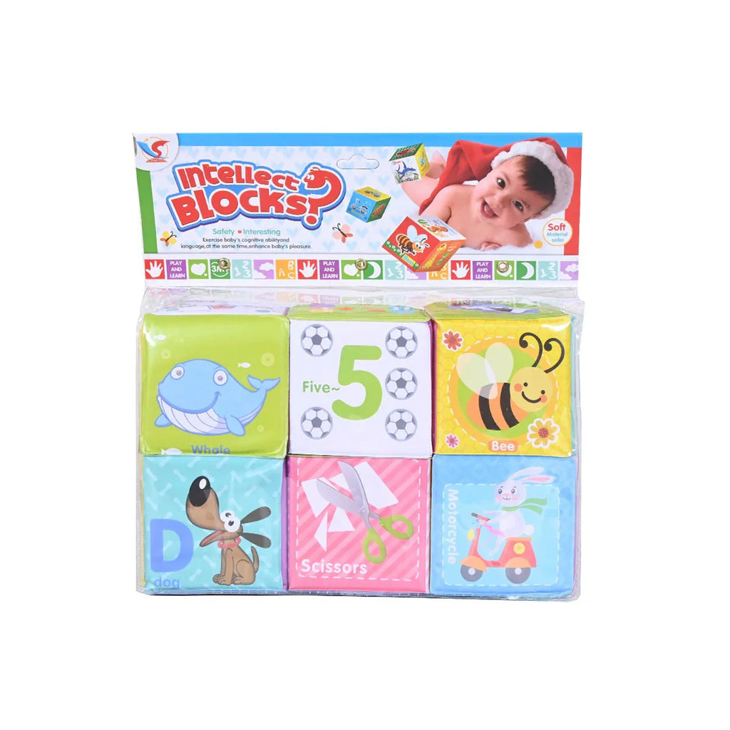 Picture of Intellect Soft Blocks 6 Pcs - by Raja Sahib Kids