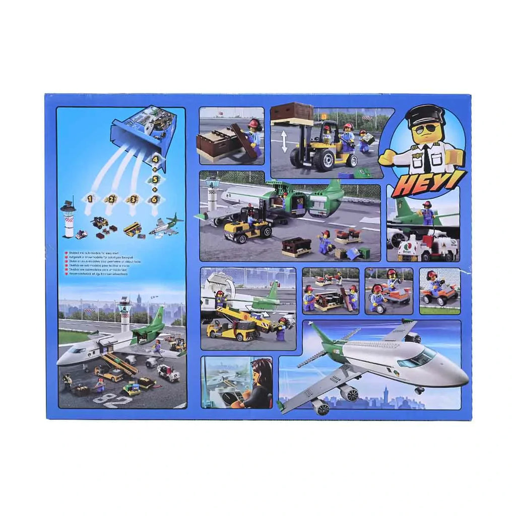 Picture of Cargo Terminal Building Blocks 658 Pcs - by Raja Sahib Kids