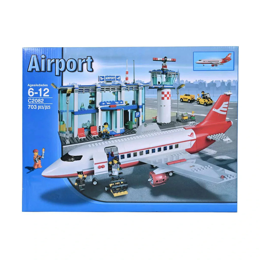 Picture of Airport Building Blocks 703 Pcs - by Raja Sahib Kids