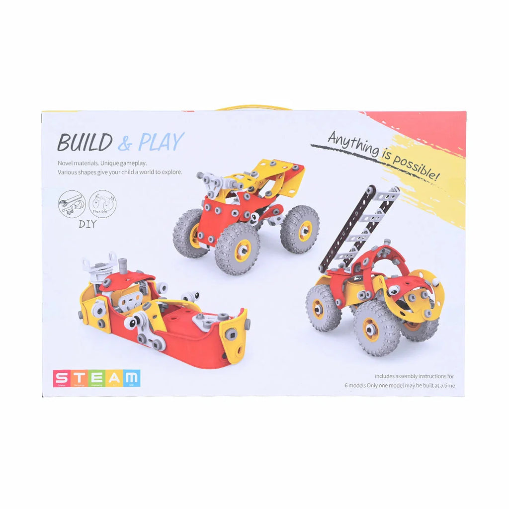 Picture of Hanye Build & Play 6-In-1 Stem Construction Set - by Raja Sahib Kids