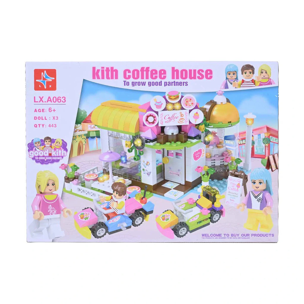 Picture of Kith Coffee House Building Blocks 443 Pcs - by Raja Sahib Kids