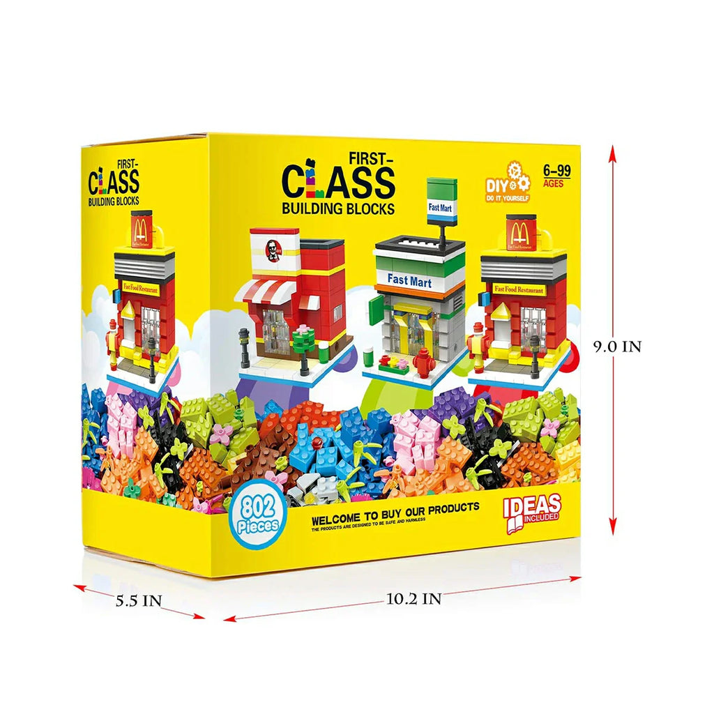 Picture of First-Class Building Blocks 802 Pcs - by Raja Sahib Kids