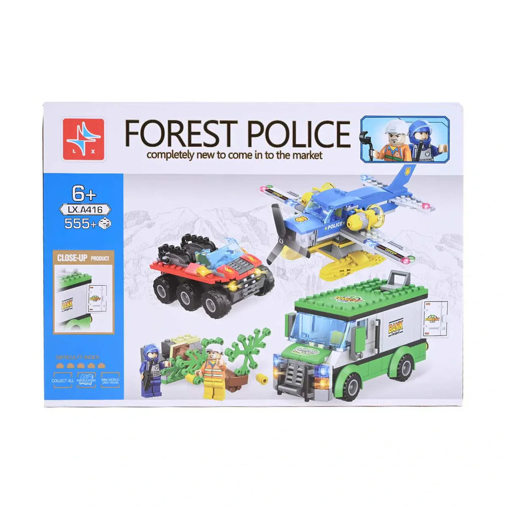 Picture of Forest Police Building Blocks 555 Pcs - by Raja Sahib Kids