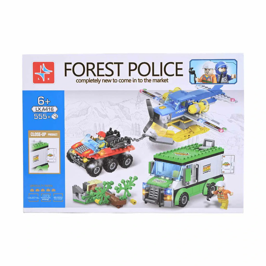 Picture of Forest Police Building Blocks 555 Pcs - by Raja Sahib Kids