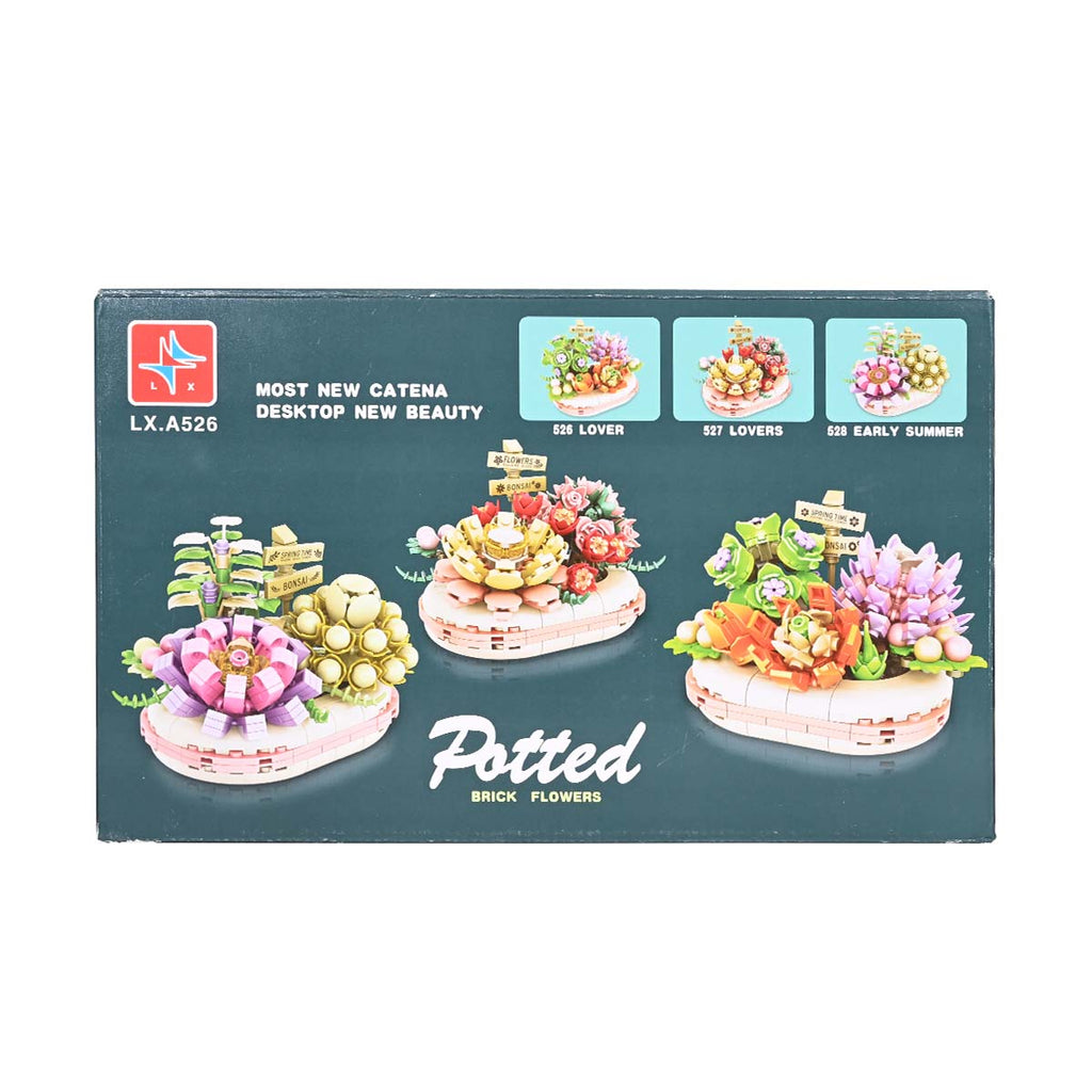 Picture of Patted Brick Flowers Blocks 315 Pcs - by Raja Sahib Kids