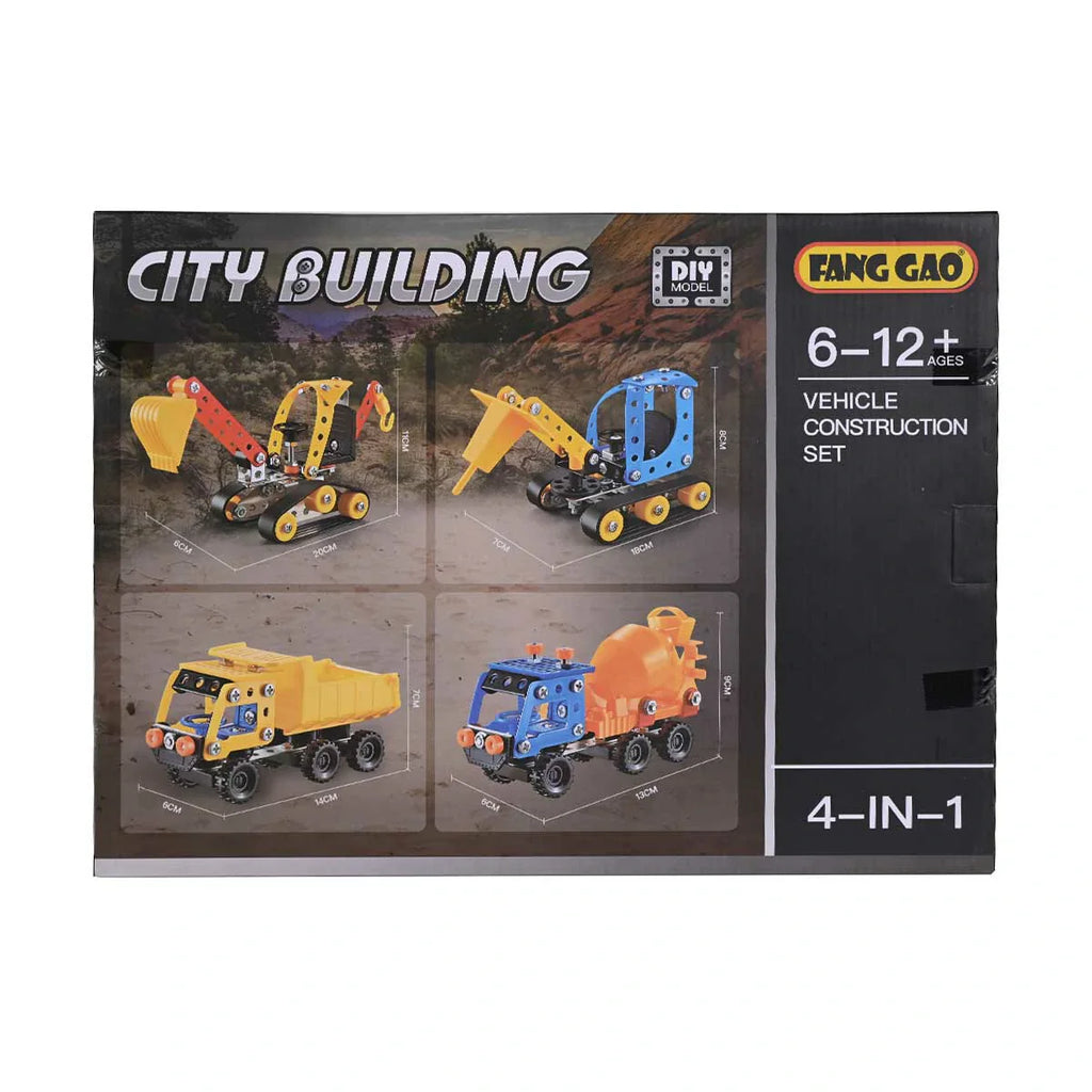 Picture of Fang Gao 4-In-1 City Building Construction Set 341 Pcs - by Raja Sahib Kids