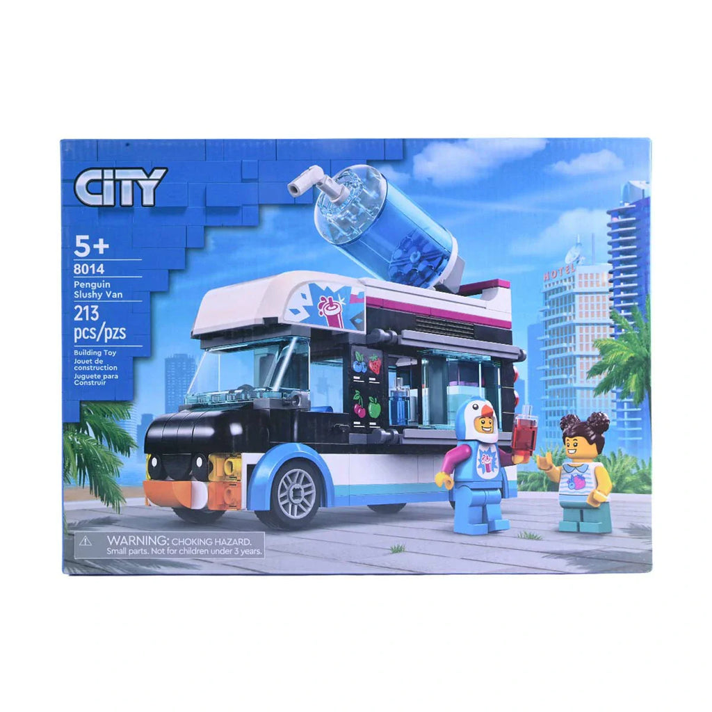 Picture of Penguin Smoothie Van Building Set 213 Pieces - by Raja Sahib Kids