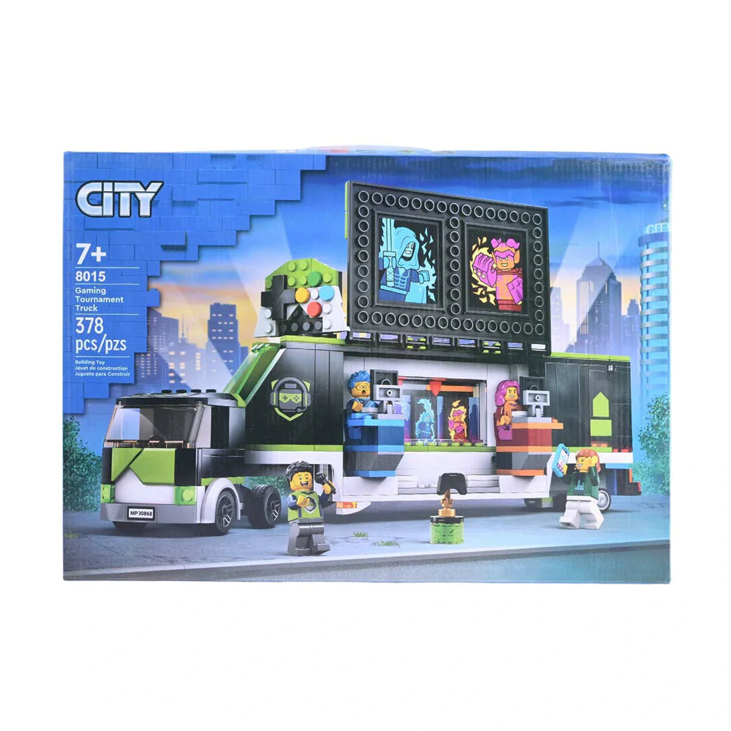 Picture of City Series: Gaming Tournament Truck Building Set 378 Pieces - by Raja Sahib Kids