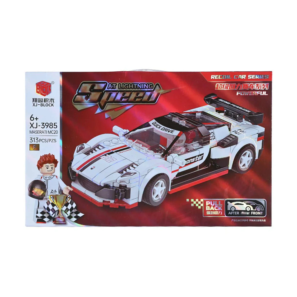 Picture of Lightning Speed Maserati MC20 Block Building Set - by Raja Sahib Kids