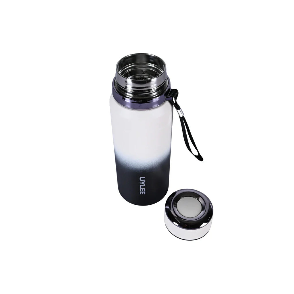 Picture of Stylish Black & White Gradient Insulated Bottle 800ml - by Raja Sahib Kids