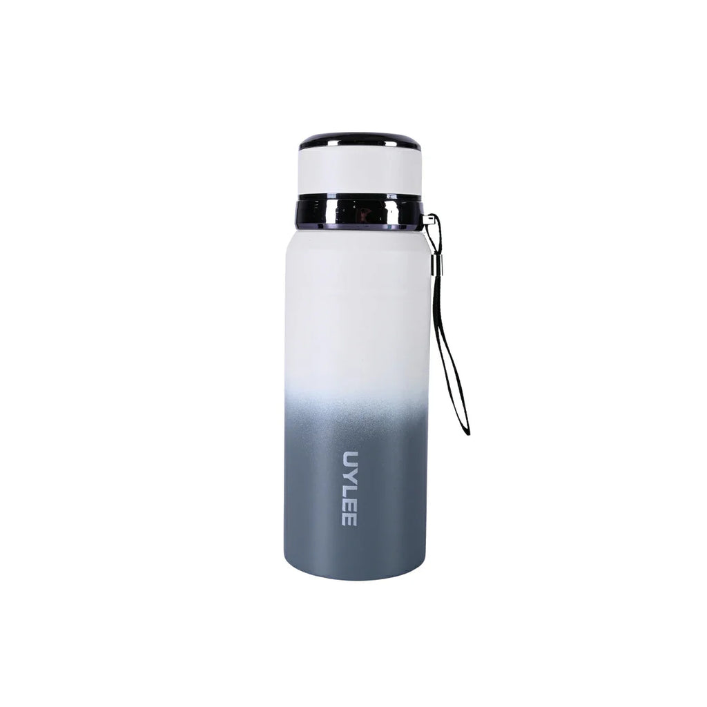 Picture of White and Gray Gradient Insulated Water Bottle 800ml - by Raja Sahib Kids