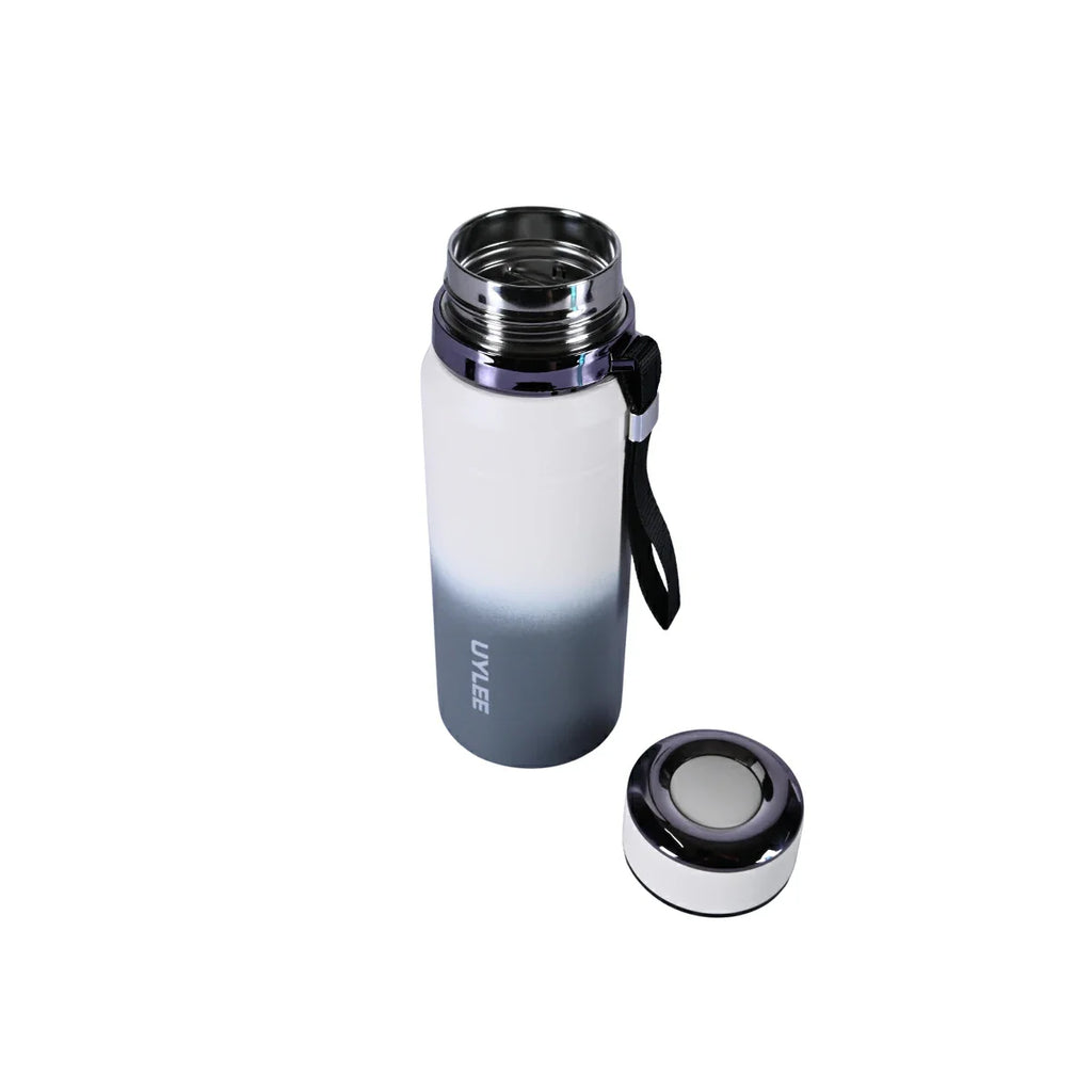 Picture of White and Gray Gradient Insulated Water Bottle 800ml - by Raja Sahib Kids